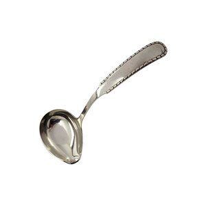 Georg Jensen Denmark Rope Sterling Silver Sauce Ladle 7 3/8" #15289